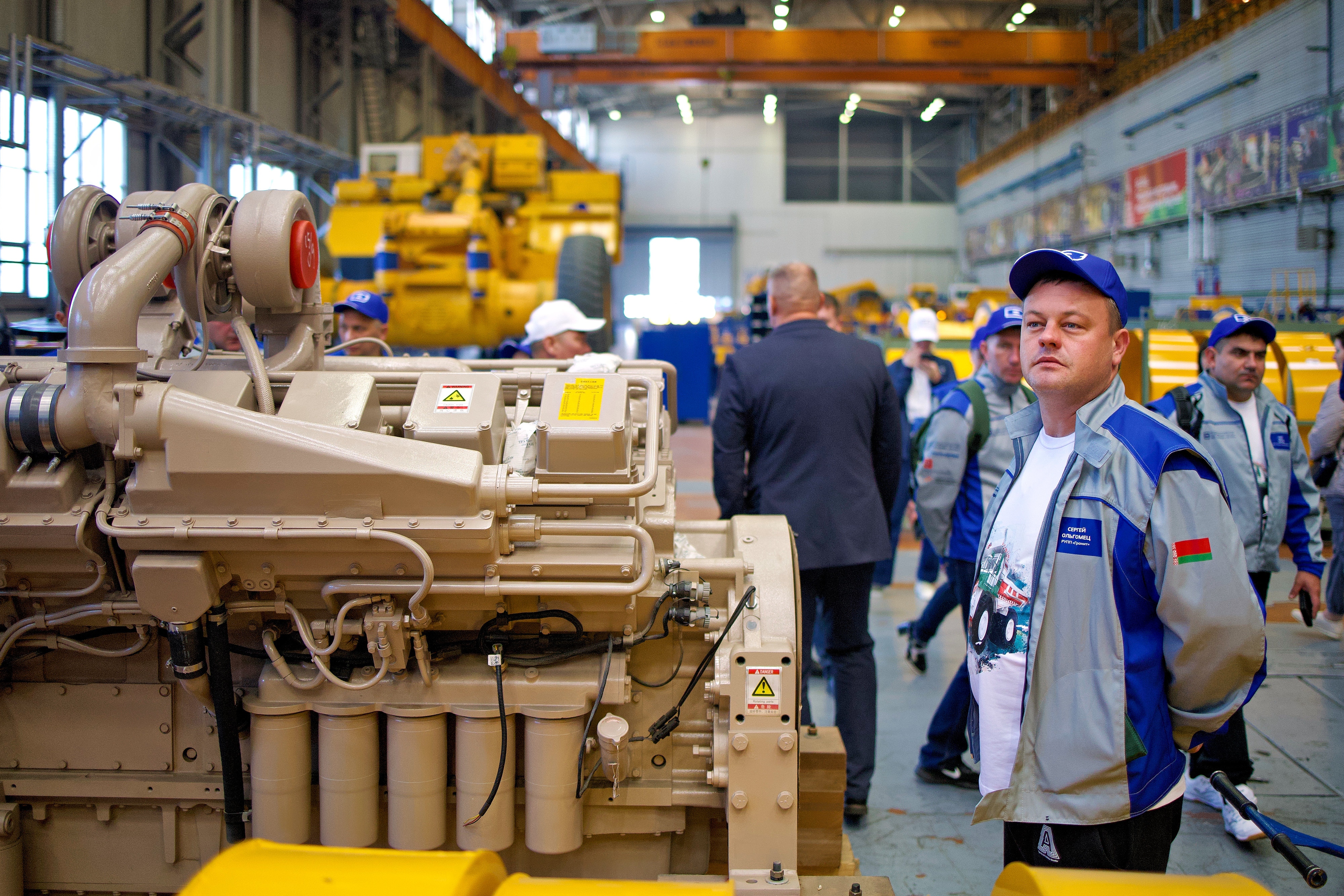 Посещение завода БЕЛАЗ участниками международного чемпионата