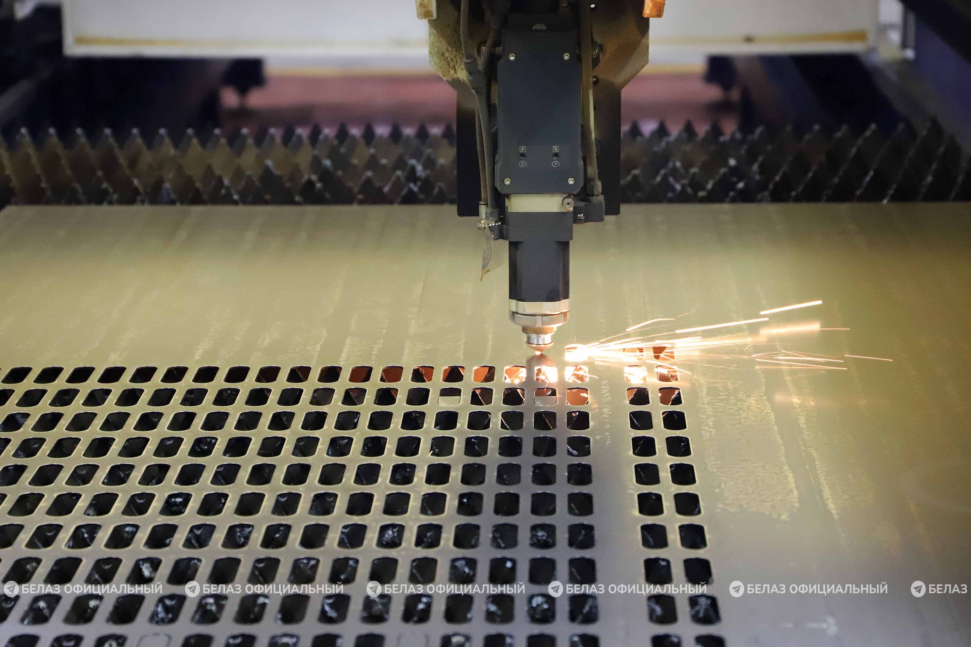 Комплекс оптоволоконной лазерной резки на производстве BELAZ