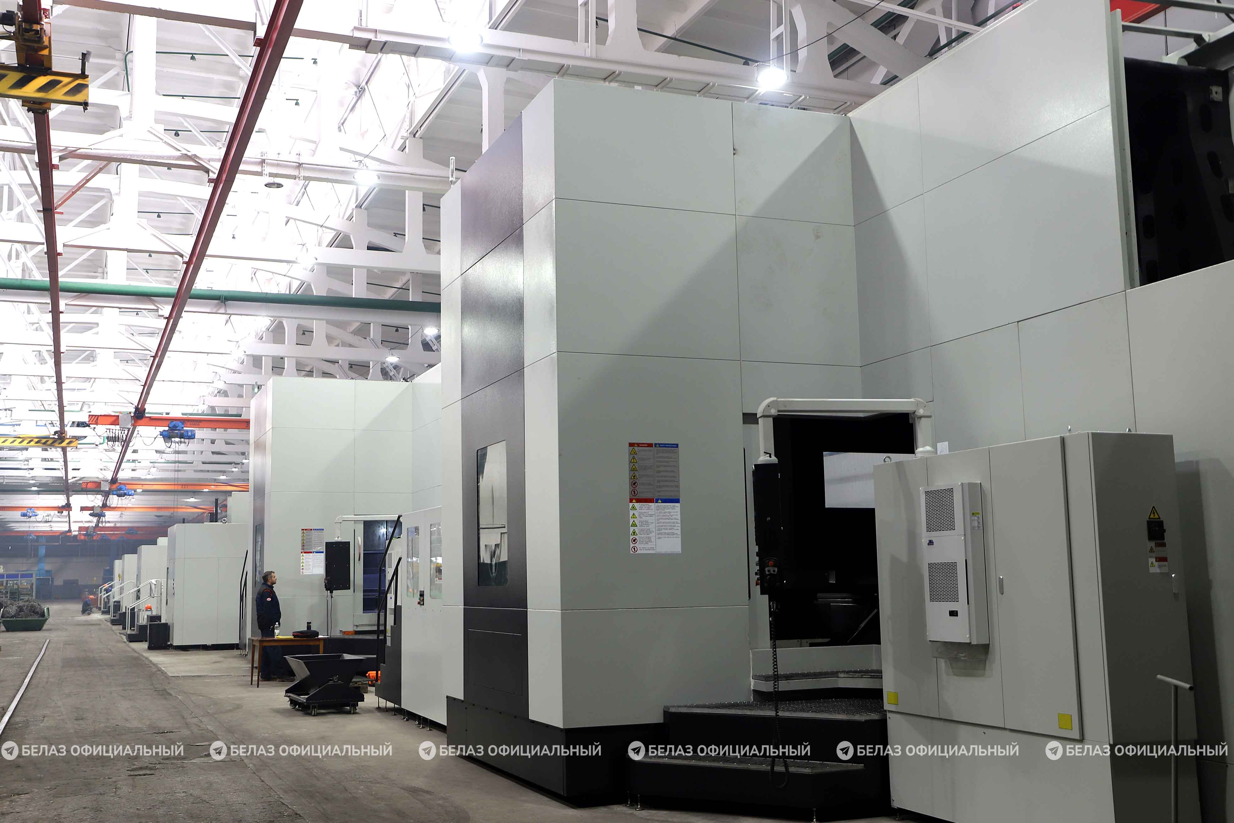 Переоснащение производства БЕЛАЗ современными станками