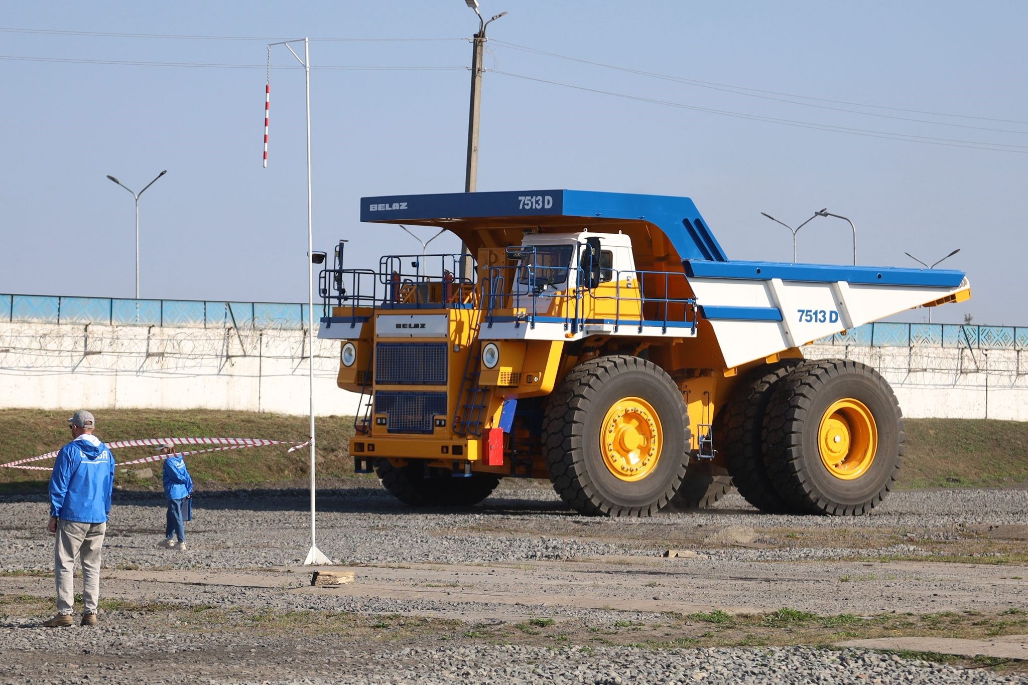 Конкурсное вождение карьерного самосвала БЕЛАЗ